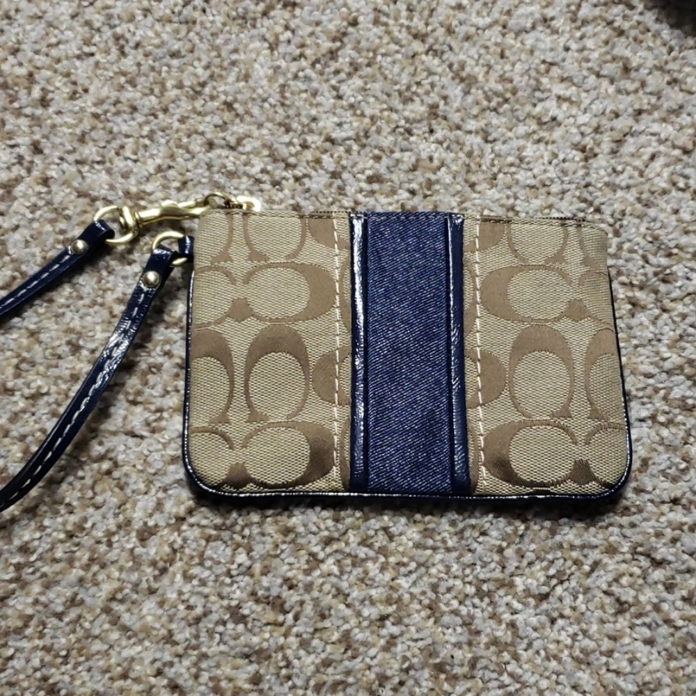 Coach small wristlet